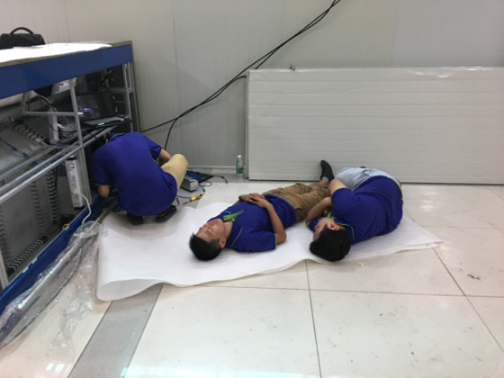 抢修遭台风重创的九洲港口岸，云顶(中国)yunding·官方网页版,义不容辞！